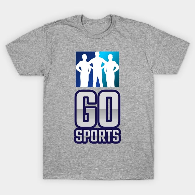 Go Sports T-Shirt by Mad Art